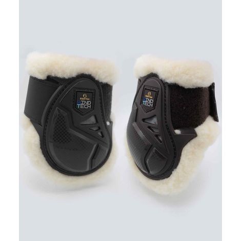 COB, NERO: Paranocche per cavalli modello Wind Tech Fur con morbida imbottitura in pelo (1/5)