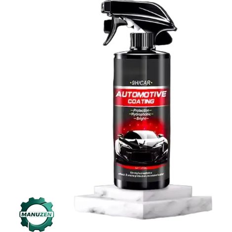 Manuzen - Rénovateur plastique voiture 500 ml – effet hydrophobe — Kit complet (1/5)