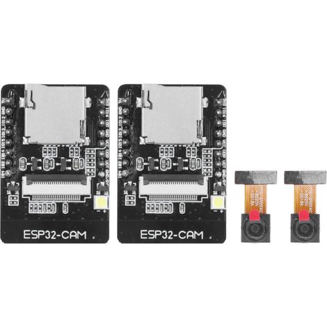 Dual-Mode CAM Module (WiFi 80211b/g/n & 42), LX6 2x32-bit CPU with OV2640 Camera for Network Controller/Electronic Components (1/5)