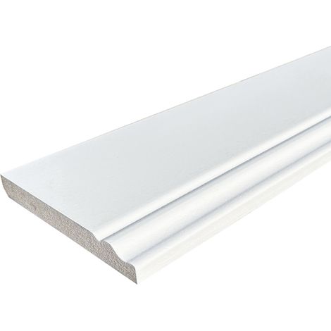Lot de 5 Plinthes Style Prépeint MDF, L.2,44 m x l.10,8 cm x Ep.14 mm