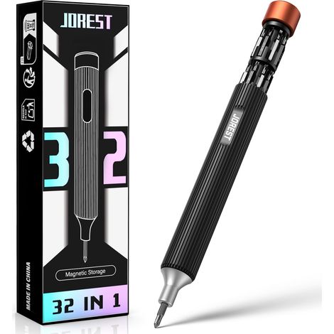 32 en 1 Kit de Tournevis de Précision, Set Outils Portables avec Torx, Etoile P2/P5, Triwing Y000, pour PC, Switch, PS4, PS5, Laptop, Lunettes, Montres (1/5)