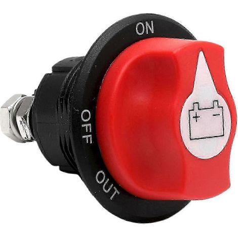 Interrupteur coupe-batterie 100 A, coupe-alimentation principal pour véhicules, sectionneur de batterie 12 V-48 V (1/5)