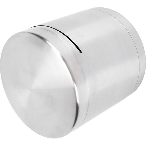 Tirelire coffre à monnaie boîte à économies acier inoxydable résistant aux chutes grande capacité design simple pour adultes et enfants style 1 (1/5)