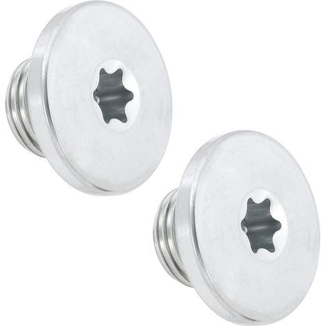 Lot de 2 Vis de Carter d'huile Moteur 652477 96023264 avec Joint M14 X 1,5 Mm (1/5)