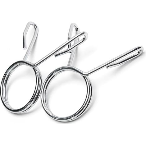 Collier De Sécurité À Ressort - Pour Barre Olympique 50 mm - Entraînement Musculation Force - Lot De 2 (1/3)