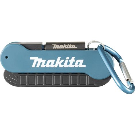 Makita – Jeu d'embouts 10 pièces E15811 – Empreintes PH2, PZ2, T15, T20, T25, T30 – Pour visseuse à clé à chocs – Porte-embout magnétique 60 mm