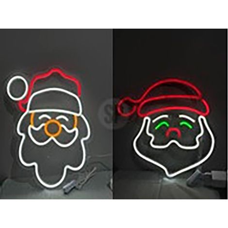 Figura navideña de neón, 2 modelos variados (1/2)