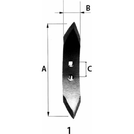 Vomerina reversibile per ancore tiller adattabili alla produzione Nardi 6C 426 (1/2)