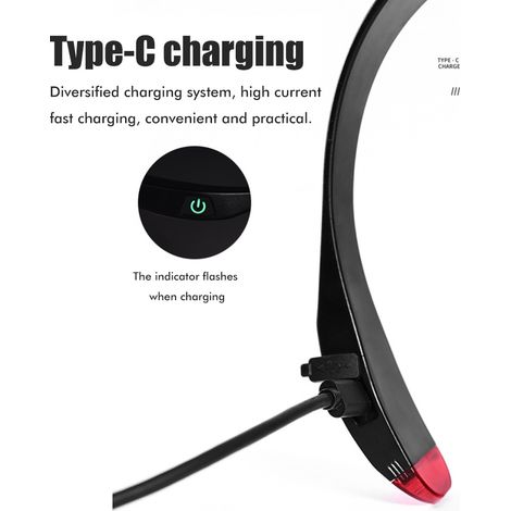 Lampe frontale LED portable rechargeable USB COB, à porter autour du cou, idéale pour la course à pied, le vélo, la pêche et le camping nocturnes en extérieur. (1/5)