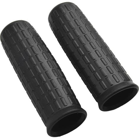 2 pièces 30mm diamètre intérieur poignées de brouette poignées anti-dérapant 122mm poignée en caoutchouc souple remplacement (1/5)
