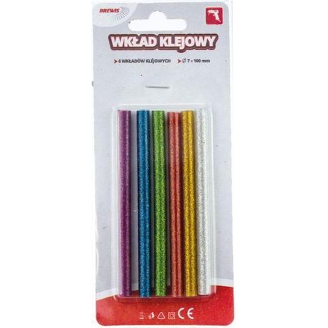 Insertos de pegamento de colores (6 unidades)