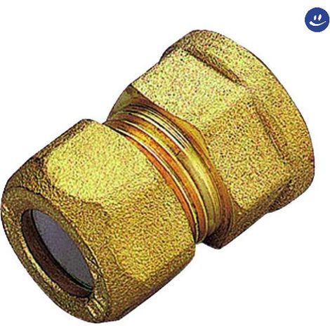 Niples Femmina 3/8" Ø14 Per Rame Con Ogiva In Teflon