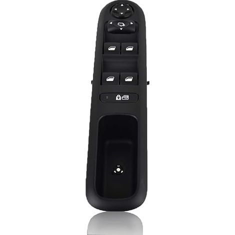 Control de la ventanilla delantera izquierda (con función de espejo retrovisor plegable) Para Peugeot 3008 (2009-2015), 5008 (2009-2016). 96650621ZD. (1/5)