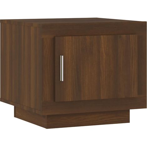 Maison Exclusive - Tavolino da Salotto Rovere Marrone 51x50x45cm Legno Multistrato (1/5)