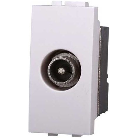 TV Direct Koaxialbuchse Livinglight kompatibler Weiß farbe