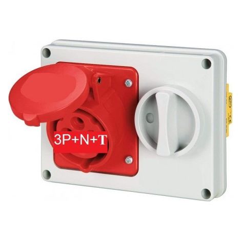 Presa Iosbf Senza Fondo Ip44 380V 3P+N+T16A (Elettrocanali Cod. Ec69094)