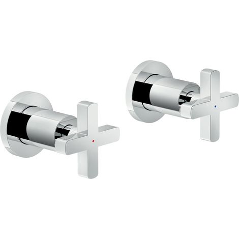Paar Nobili Unterputz-Duscharmaturen der Serie Lira LRK116208/1CR Verchromt - Messing (1/2)