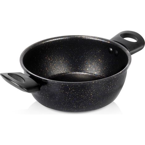 Maceta b谩sica de granito de 20 cm, 2 l (1/5)