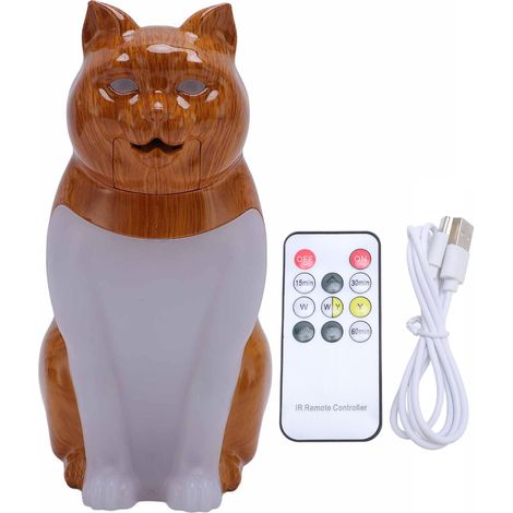 Lampe de Table en forme de chat, chargement USB, effet sonore, gradation continue, 3 couleurs de température, veilleuse de chevet, de bureau, pour salon, chambre à coucher