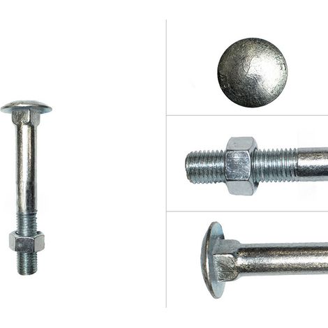 Schlossschrauben Verzinkt M16 x 70 mm - 25 Stück