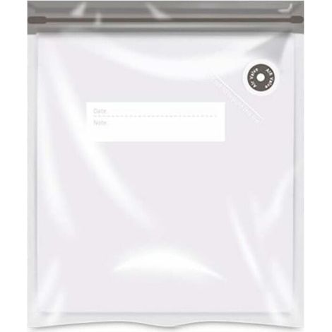 12 bolsas reutilizables para envasar al vacío, bolsas para almacenar alimentos, bolsas para congelar, bolsas para almacenar frutas, carne, pescado y pan.