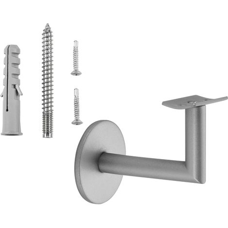 SOTECH Handlaufhalter CLASSIC Höhe 67,8 mm Ausladung 67,5 mm für Handläufe mit Ø 45 mm, Silber, 1 Stück (1/5)