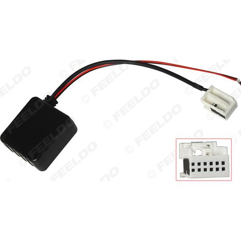 Compatible avec le module audio Bluetooth sans fil Volkswagen RCD510 300+ 310, câble adaptateur, carte AUX et USB. (1/5)