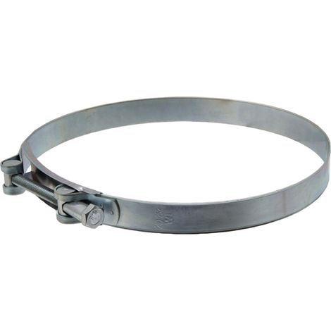 Abrazadera para manguera hidráulica de 26 mm de diámetro (188-200 mm), versión galvanizada.
