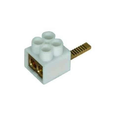 Accesorios de conexión fehn stak 2x16 bloque terminal pasante
