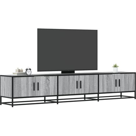 TV-Schrank Grau Sonoma 210x35x41 cm Holzwerkstoff