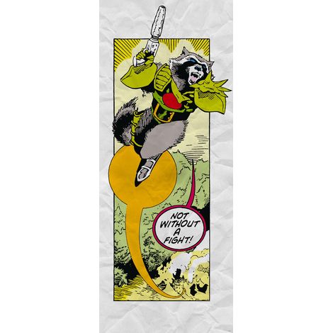 Papier peint panoramique vintage & retro Gardiens Comic Rétro Rocket Raccoon (1/4)