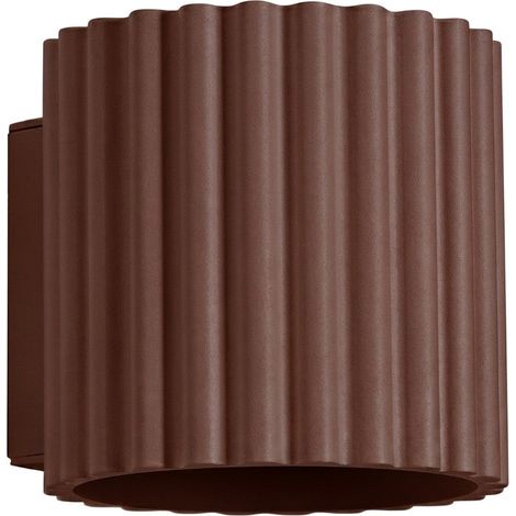 Apliques AURA marrón aluminio 1xG9 10cm Sollux (1/2)