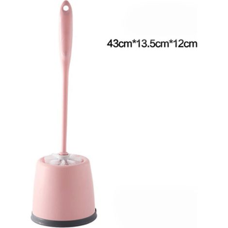 Toilet brush, BPA-free, pink. Dimensions: 13.5 x 12 x 43 cm, AquaForge (1/5)