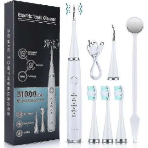 Ultrasonic Electric Teeth Cleaner Household Remove Calculus Yellow Teeth Oral Care Cleaning Teeth Whitening (1/3)