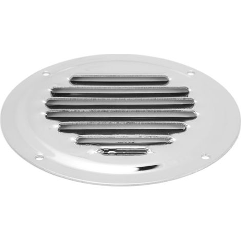 Grille d'aération ronde en acier inoxydable 5 pouces (127 mm) pour hotte de cuisine, fourgon aménagé et bateau, ventilation discrète et résistante à l'humidité (1/5)