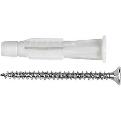 CHEVILLE AVEC VIS 'BT02' Ø 8x51 mm - vis 5x60 mm