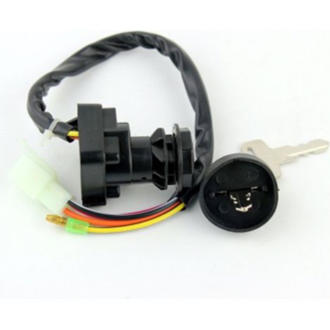 kigbf-Accessoires moto : serrure de porte électrique pour SUZUKI 37110-40B00 LT80, contacteur d'allumage