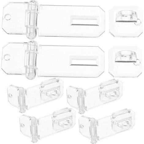 ULTECHNOVO Lot de 6 mini-fermoirs en acrylique transparent pour (1/5)