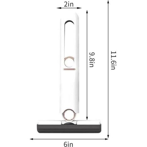 Portable Self-Squeeze Mini Mop, Lazy Hand Wash-Free Strong Absorbent Mop, Household Mini Desktop Glass Cleaning Mop (1/4)