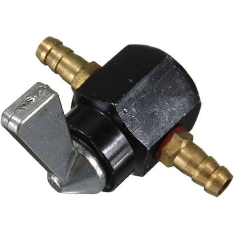 Robinet d'arrêt universel en ligne 1/4 pouce pour moto, quad et VTT - Robinet d'essence marche/arrêt (1/4)