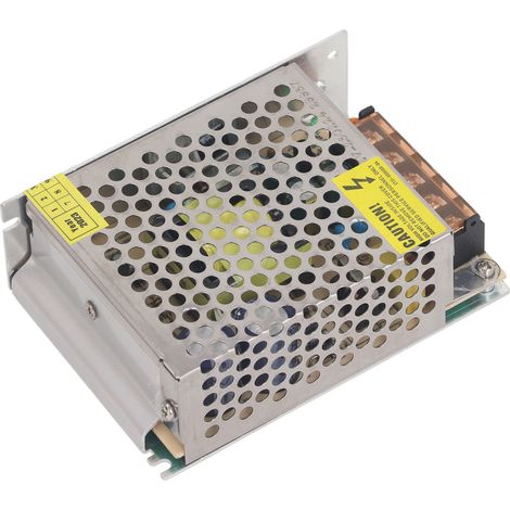 Convertisseur de tension régulé 110-220 V vers 12 V 5 A 60 W, transformateur d'alimentation à découpage pour ruban LED, projets informatiques et surveillance (1/5)