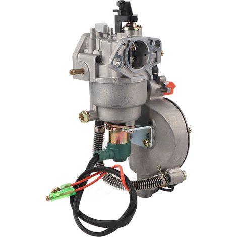 Pratico carburatore a doppia alimentazione 4,5-5,5 kW – ricambio per GX390 188F (1/5)