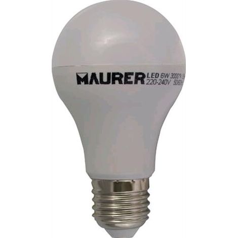 LAMPADA LED GOCCIA E27 4W 280L MAURER Luce Calda 3000K 280 Lumen
