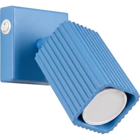 Applique RAYO azzurra con interruttore 1xGU10 Sollux (1/5)
