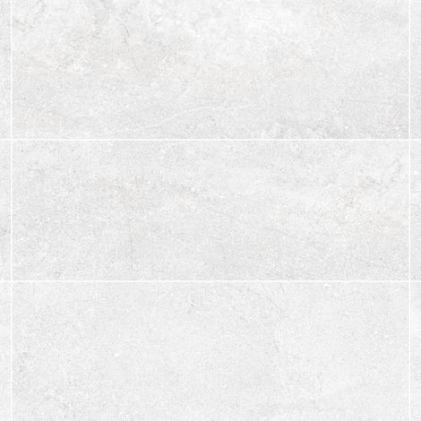 Carrelage effet Pierre Blanc Perle 100x33,3x0,86 cm Luzerio - Mur intérieur (vendu par carton de 2 m²) - RO'MA CARRELAGE