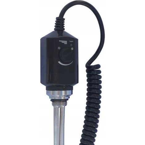 Krups RD10 Radiador eléctrico negro 300W diseño moderno