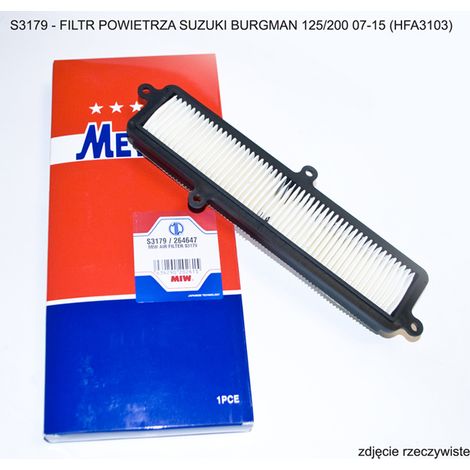 Filtre à air Meiwa Suzuki Burgman 125/200 2007-2015 HFA3103 Scooter