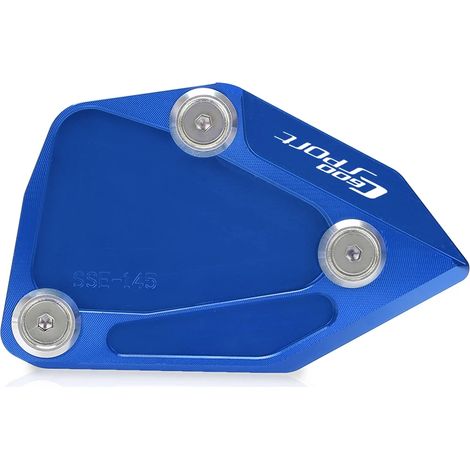 (BLEU C600Sport) Compatible avec BMW C600 SPORT C650GT C 650 GT 2012-2021 - Extension de béquille latérale en aluminium - Support de béquille élargisseur - Maxpower (1/4)