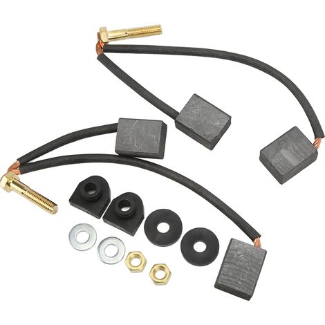 Jeu de charbons moteur Club Car 102187101, remplacement direct pour EZGO électrique TXT 640 835 1997-2009, kit prêt à brancher, pièce d'origine compatible, balais de rechange pour voiturette de golf. (1/5)