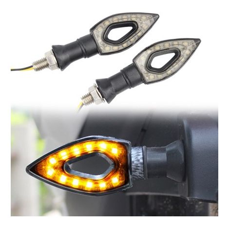 Motorcycle modification parts hollow turn signal assembly LED motorcycle lights modification 12V turn signal (1/4)
